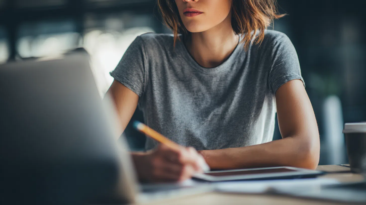 Team collaborating in modern office
